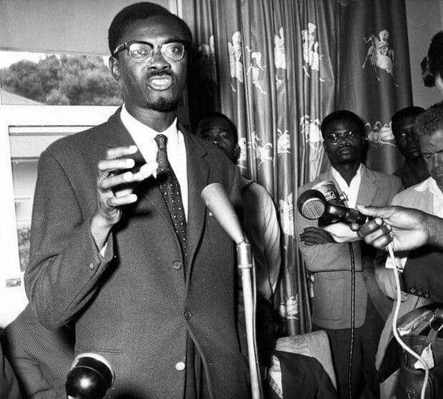 Lumumba speaking
